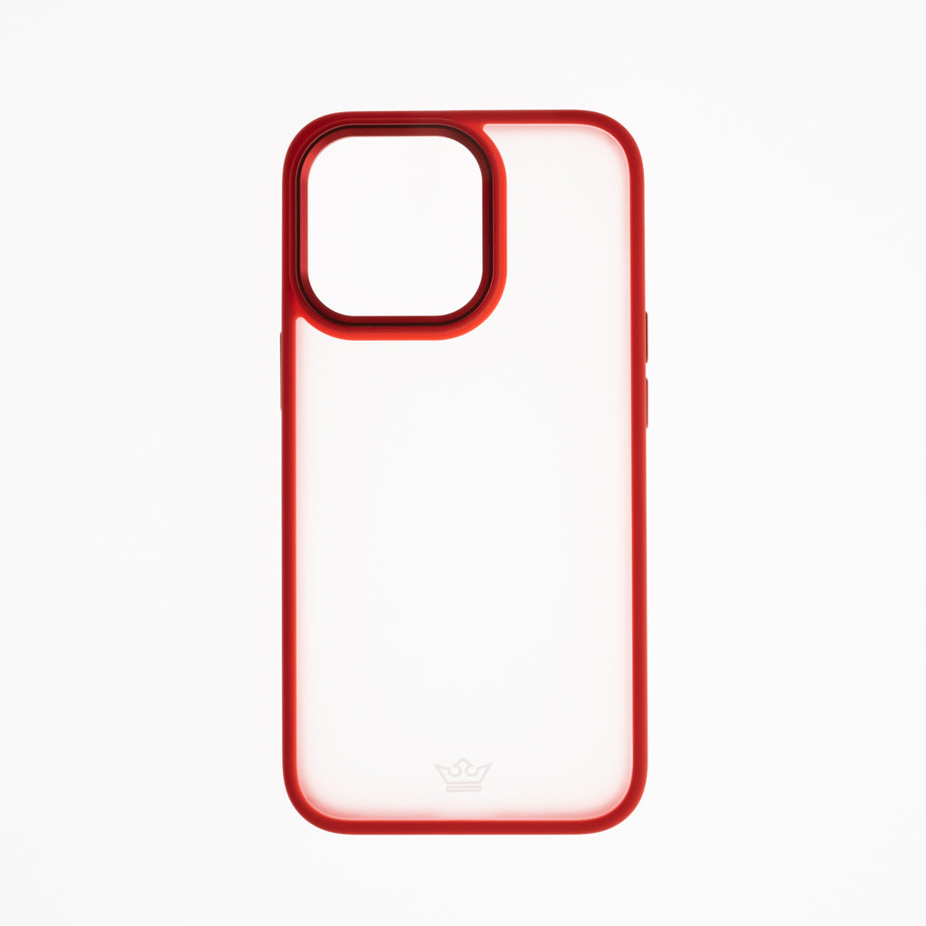 Estuche Clásico el Rey Apple iPhone 12 Color Rojo