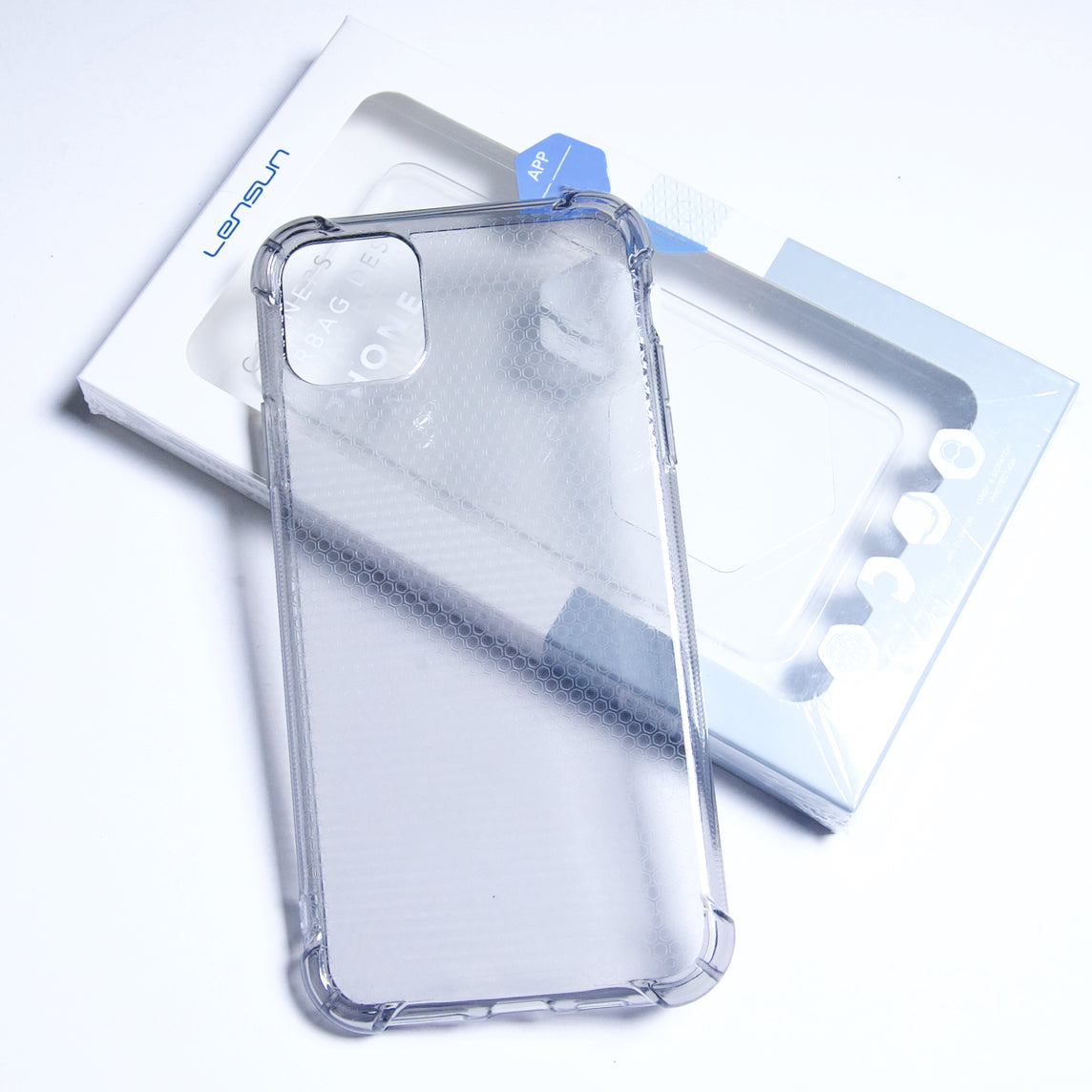 Estuche Clásico Lensun Airbag Design Apple iPhone 11 Pro Color Gris