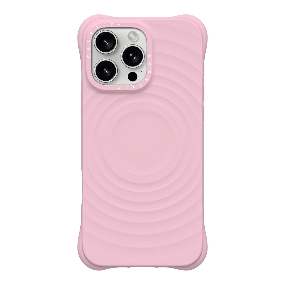 Estuche CASETiFY Ripple para iPhone 16 Plus - Rosado