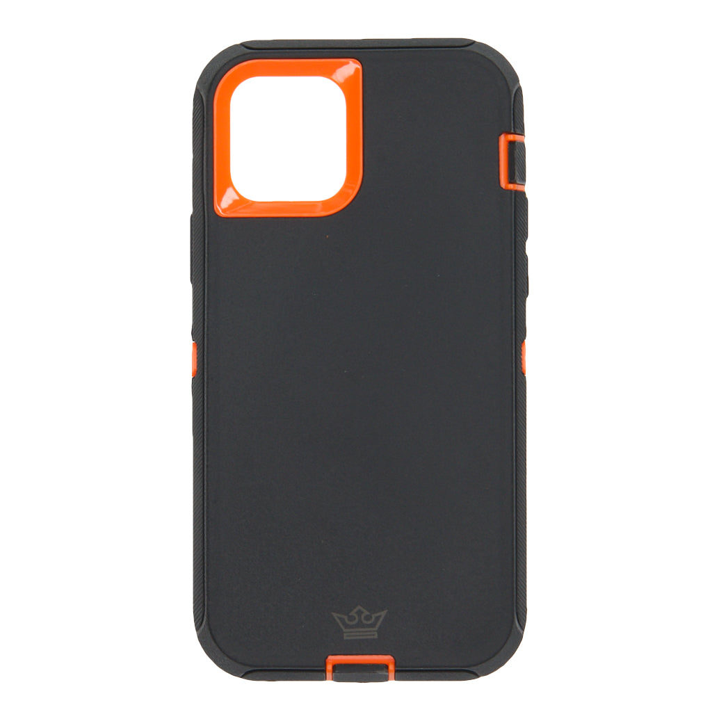 Case el Rey Defender | iPhone 12 Mini | Naranja Negro
