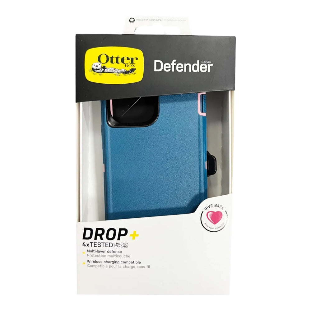 Case OtterBox Defender | iPhone 13 | Turquesa / Rosado