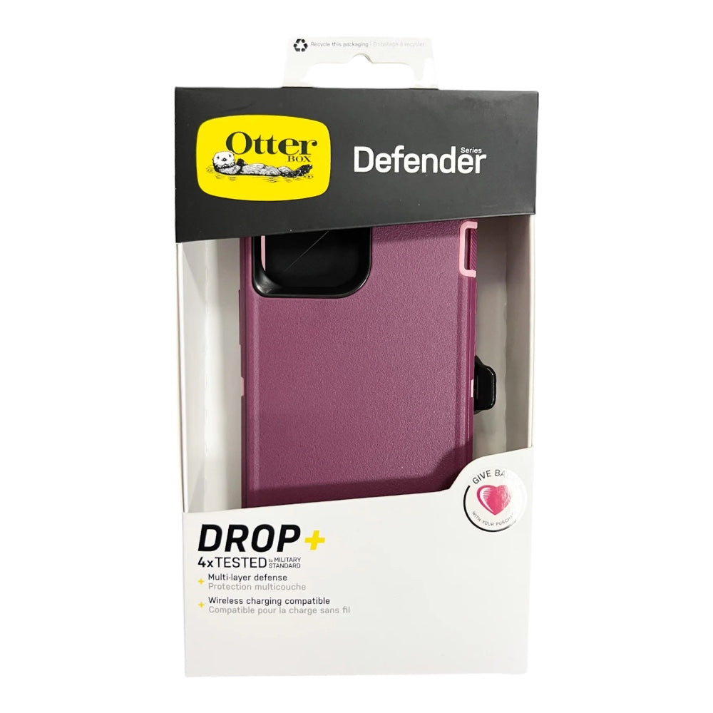 Case OtterBox Defender | iPhone 13 Pro Max | Rojo/rosado