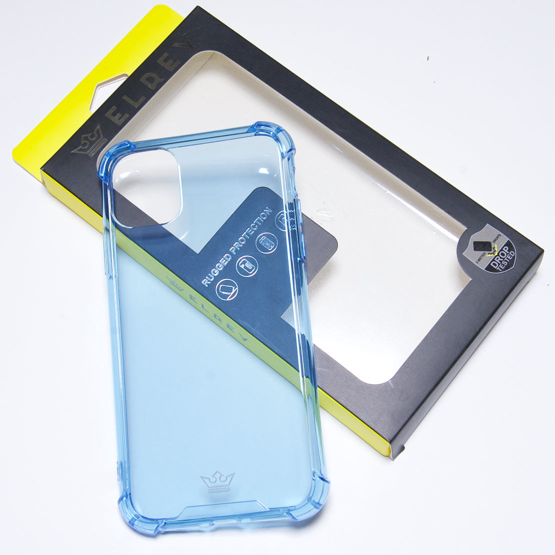 Estuche Protección el Rey Hard Case Flexible Reforzado Apple iPhone 11 Pro Color Celeste