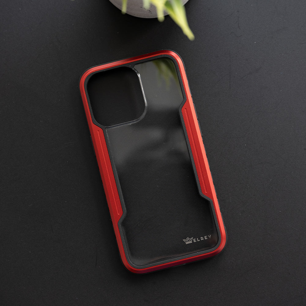 Estuche Protección el Rey Defense Apple iPhone 13 Pro Max Color Rojo