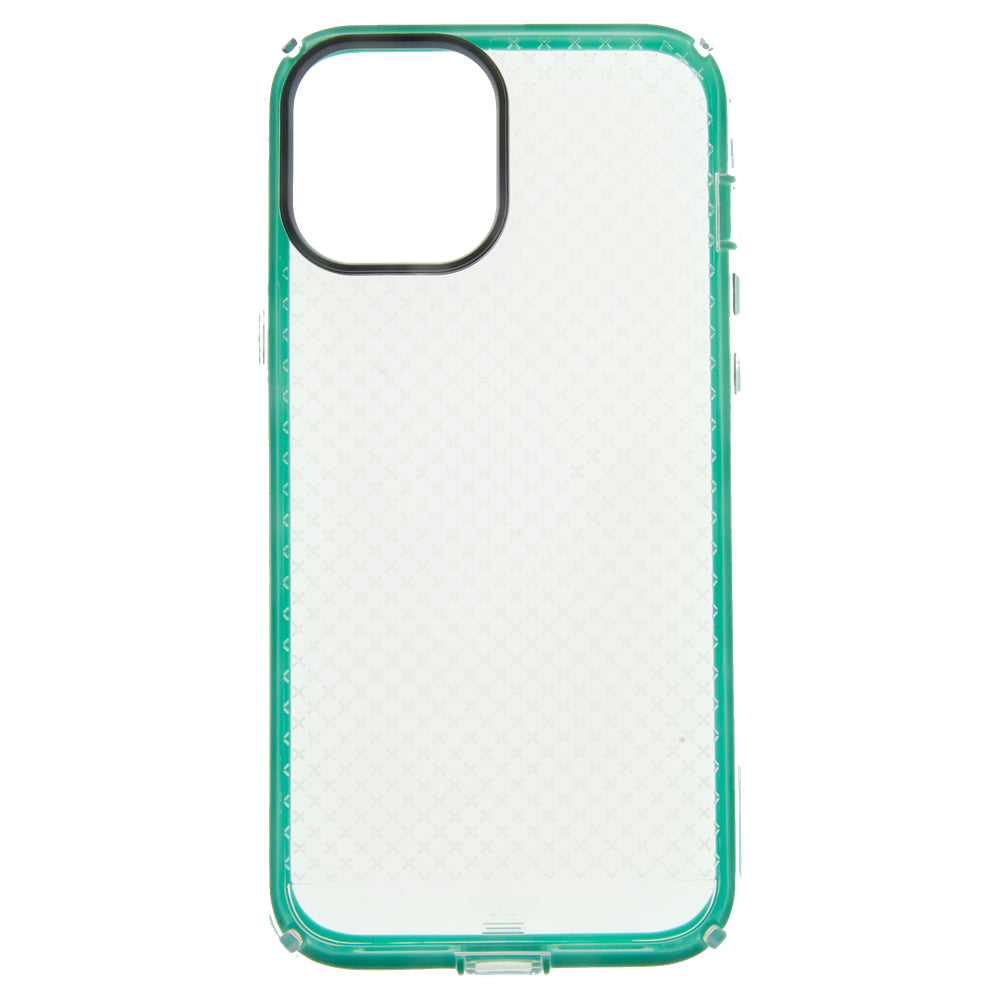 Estuche Protección El Rey Anigma Caidas de 2 10 Mts Apple iPhone 12 Mini Color Turquesa / Transparente