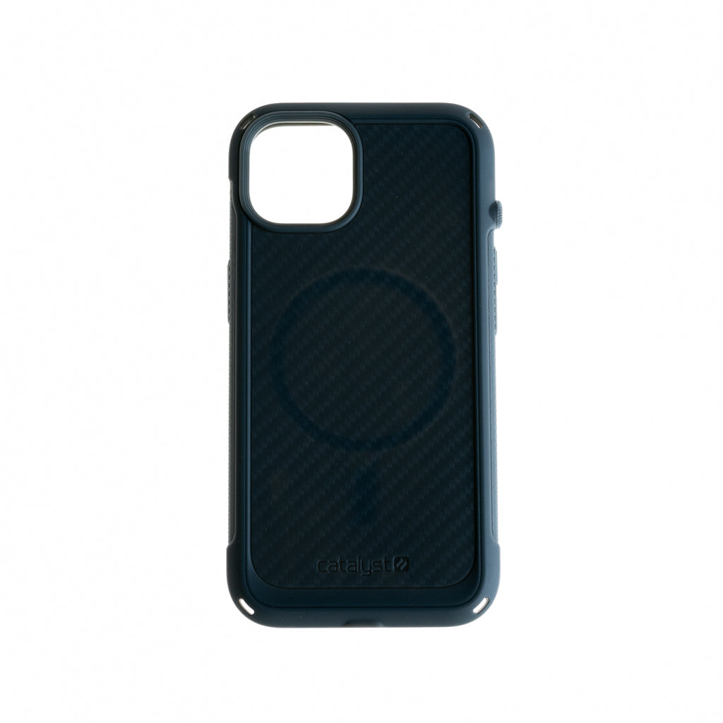 Estuche Clásico Catalyst Vibe Case Fibra de Carbon con MagSafe Apple iPhone 13 Color Gris