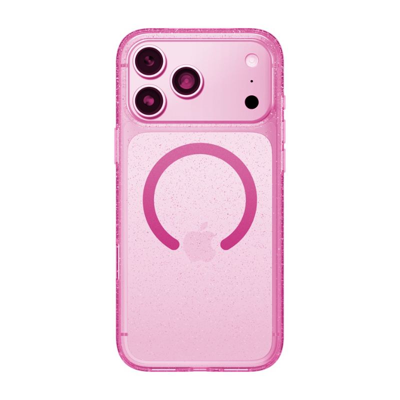 Estuche OtterBox Symmetry iPhone 17 Pro Rosado Glitter