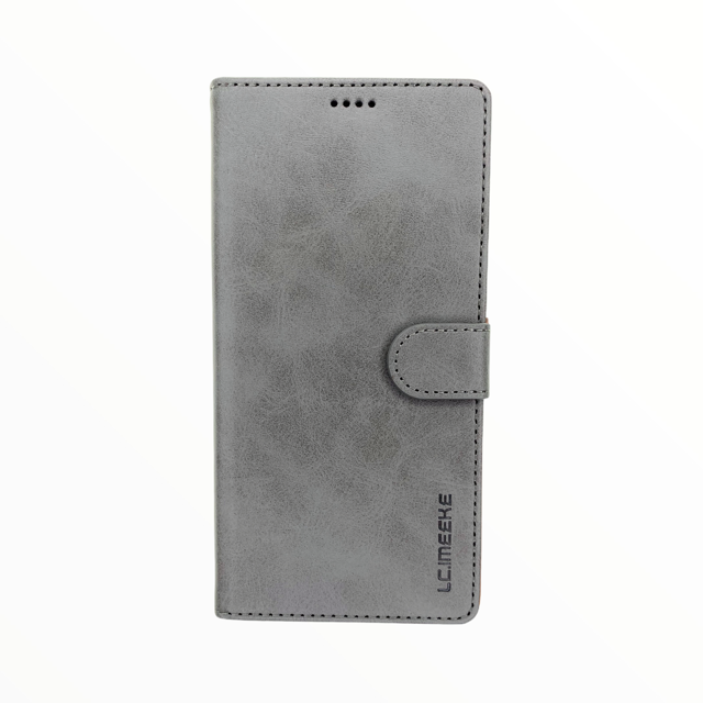 Estuche Carteras LC Imeeke Folio Libreta con Porta Tarjeta Apple iPhone 11 Pro Max Color Gris