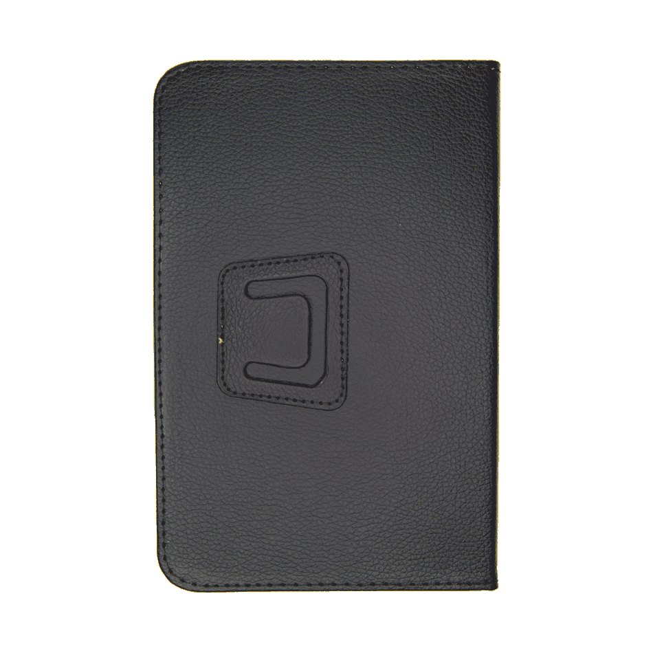 Estuche Clásico Genérico Folio Cuerina 7 / 8 Inch con Empaque Color Negro