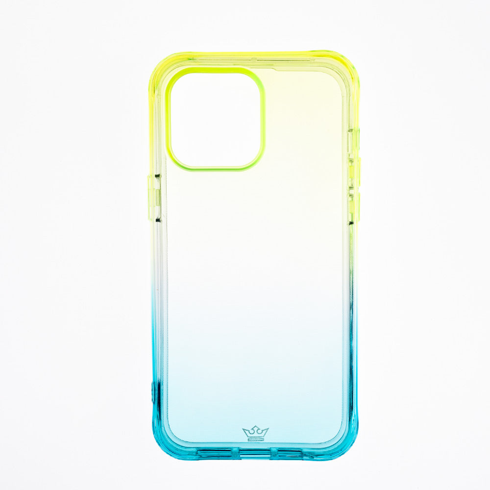 Estuche Clásico El Rey Marco Degrade Apple iPhone 14 Plus Color Verde / Turquesa