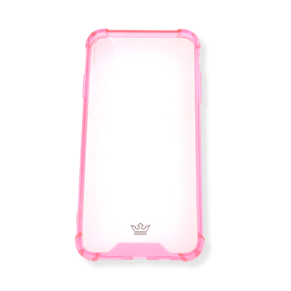 Estuche Protección El Rey Hard Case Reforzado Apple iPhone Xs Max Color Rosado