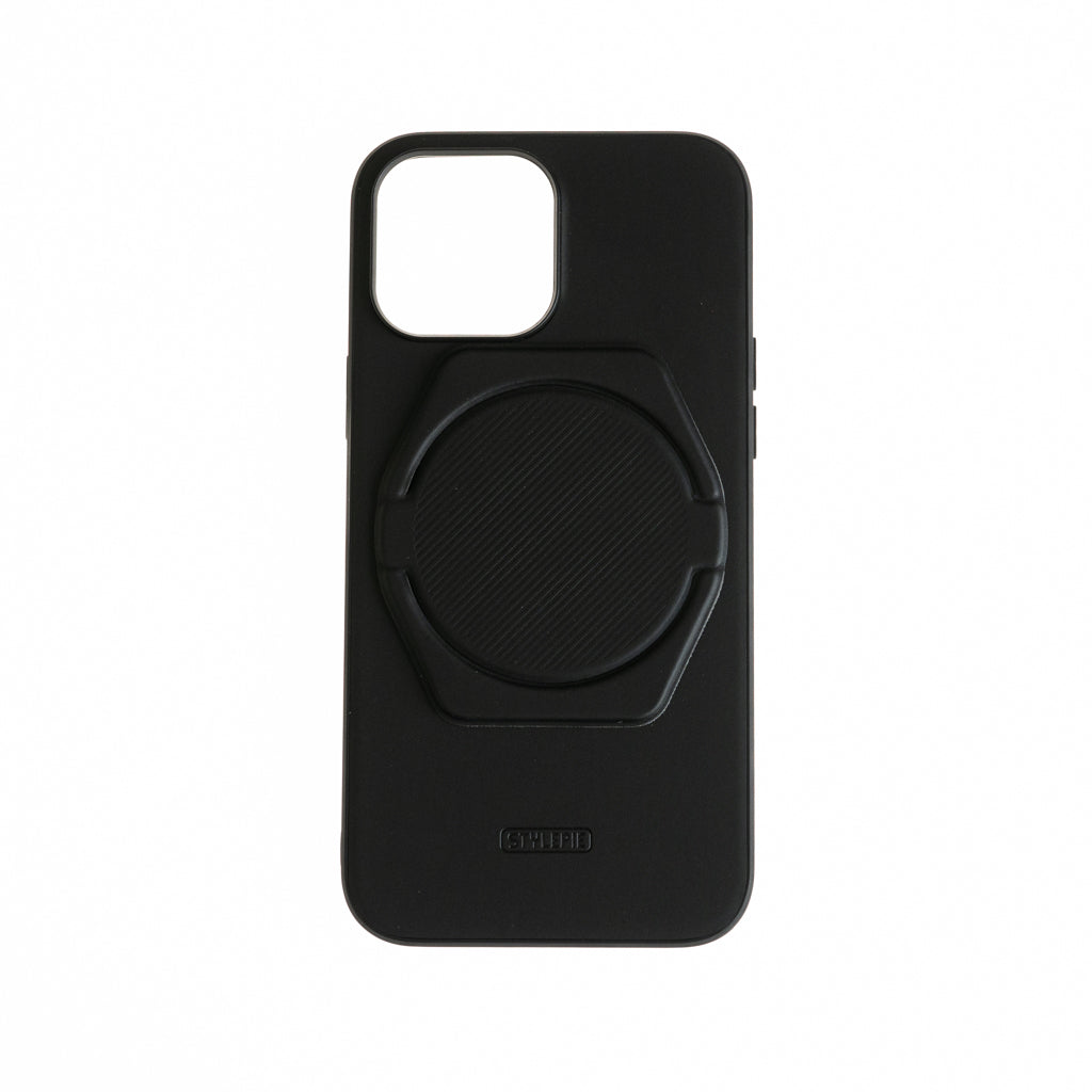 Estuche Celulares Genérico MagSafe Funda con Holder Compatible con Apple iPhone 12 Pro Max Color Negro