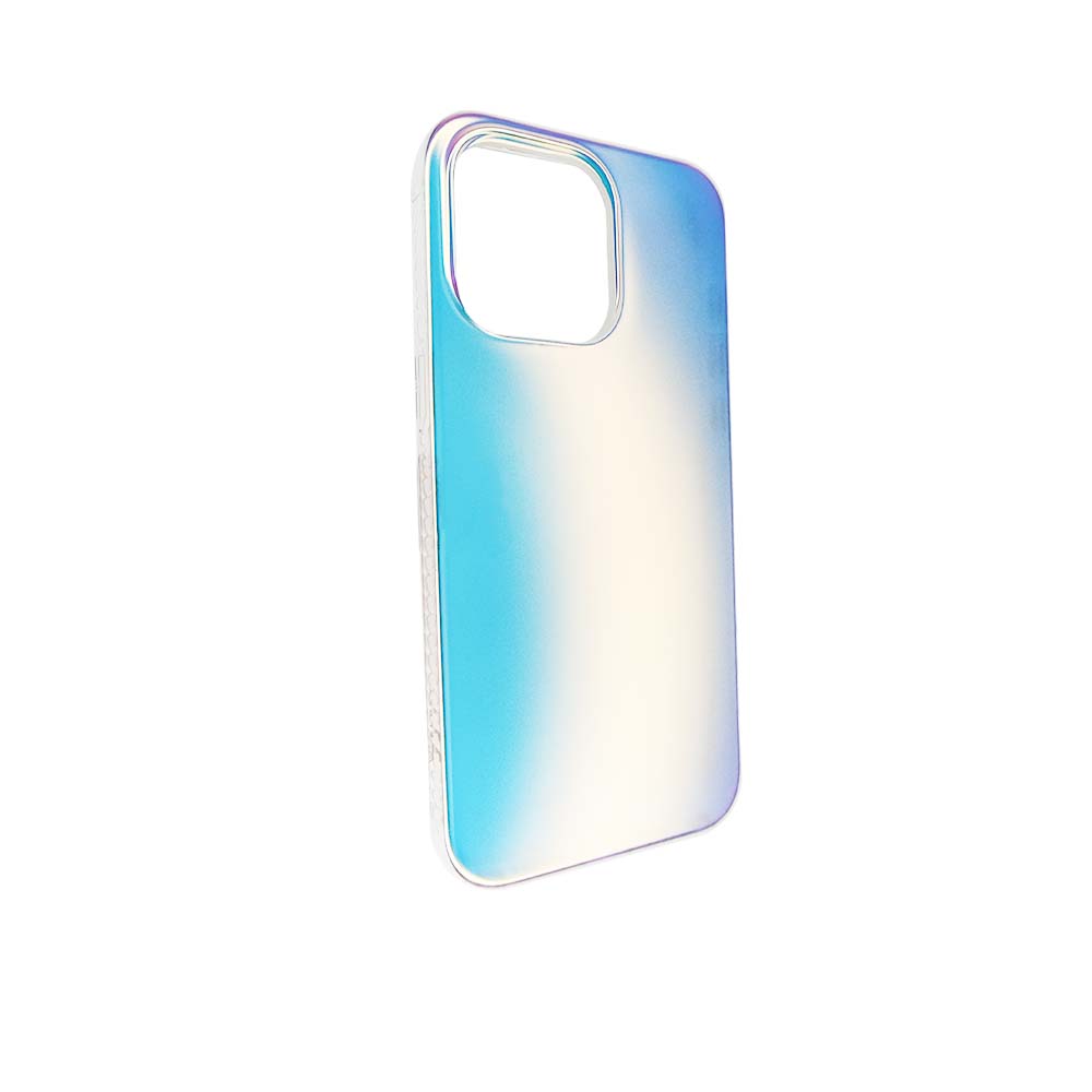 Estuche El Rey Cosmos iPhone 14 Pro Max Tornasol Liso Color Multicolor