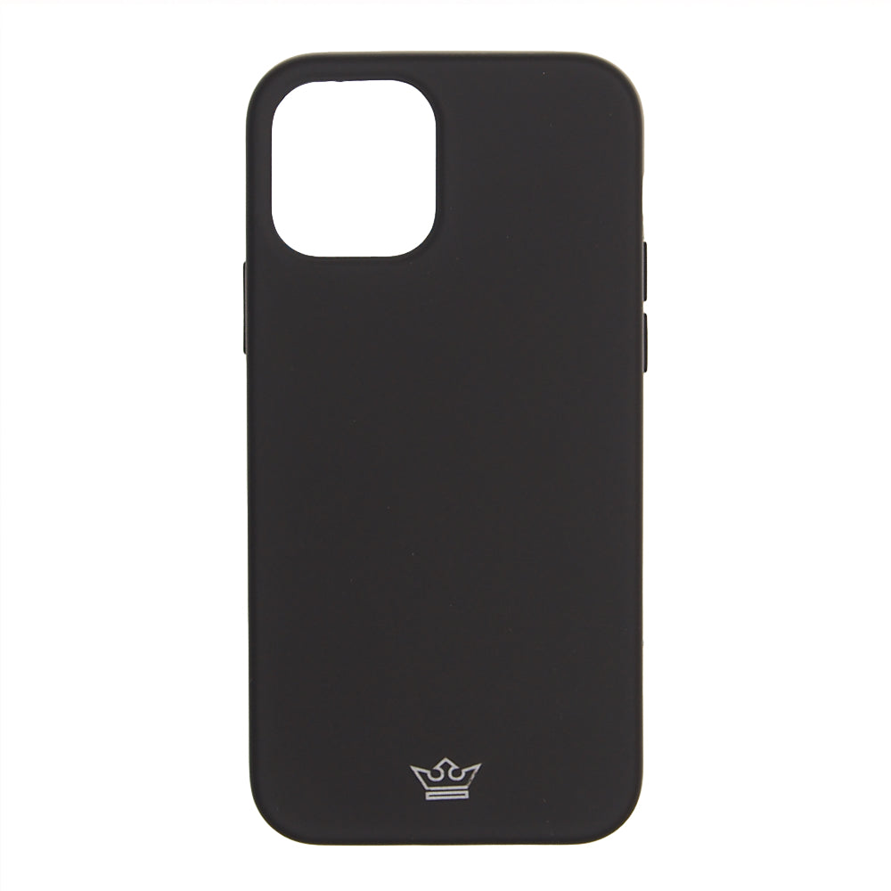 Estuche Silicon el Rey Silicon Apple iPhone 12 Mini Color Negro
