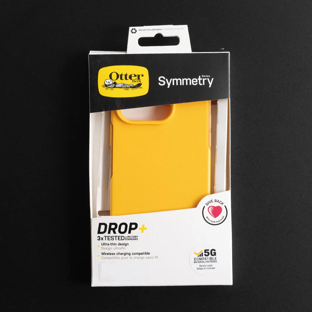 Estuche Clásico OtterBox Symmetry Apple iPhone 13 Pro Max Color Amarillo