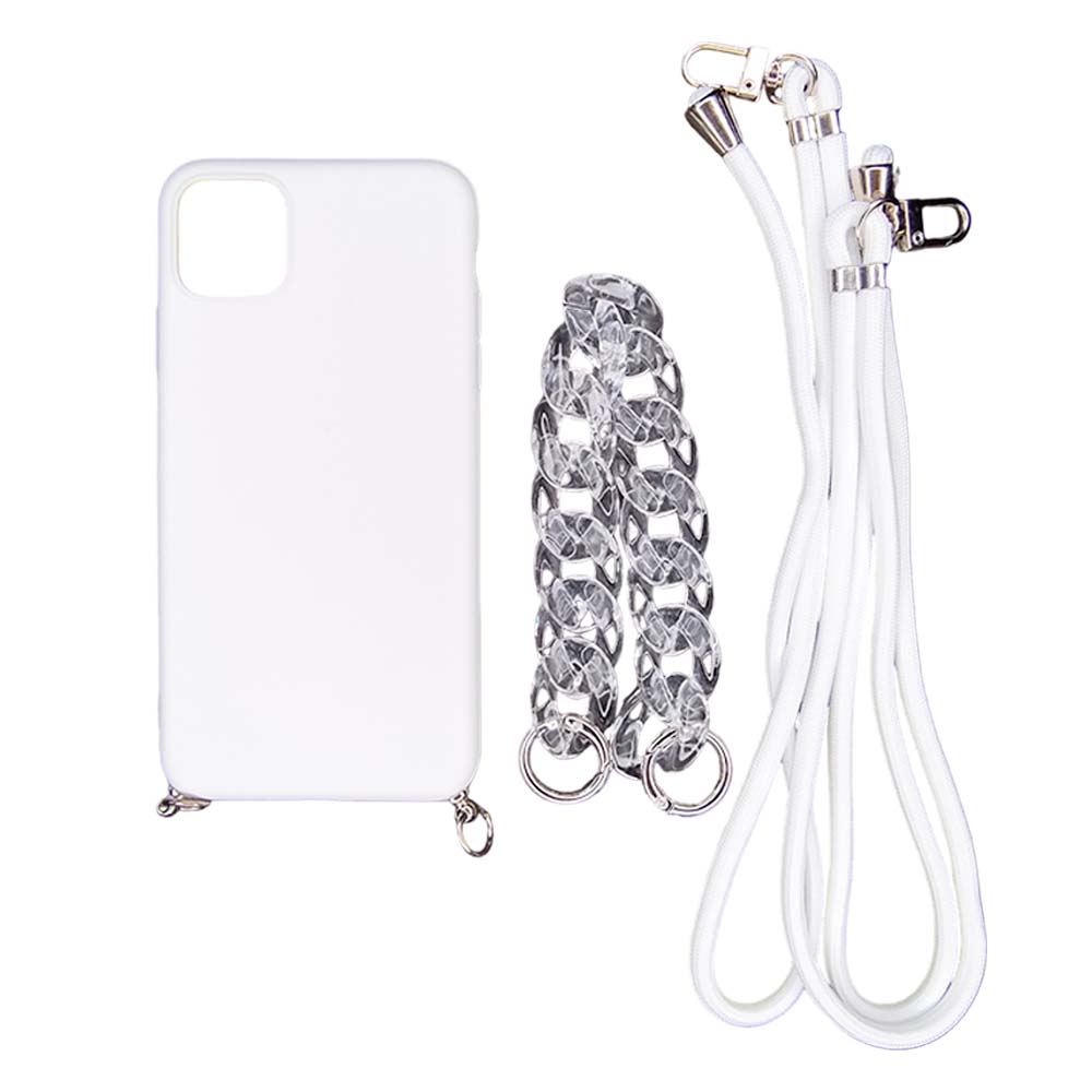 Estuche El Rey Strap para iPhone 11 - Blanco