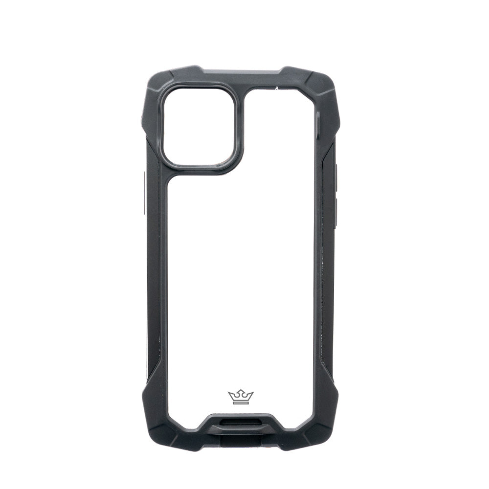 Estuche Clásico el Rey Impact 10 Metros de Protección Apple iPhone 13 Pro Max Color Negro