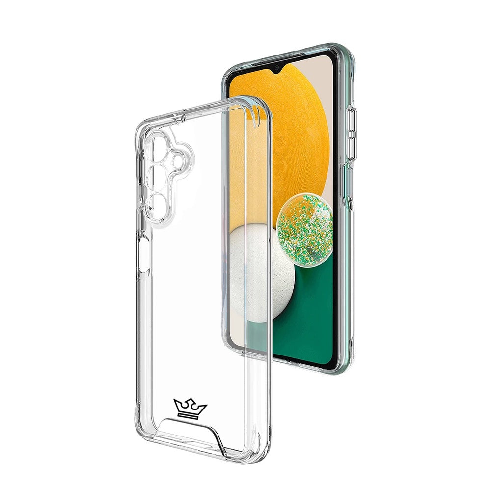 Estuche el Rey Transparente Samsung A05s con Botones Gris Color Transparente