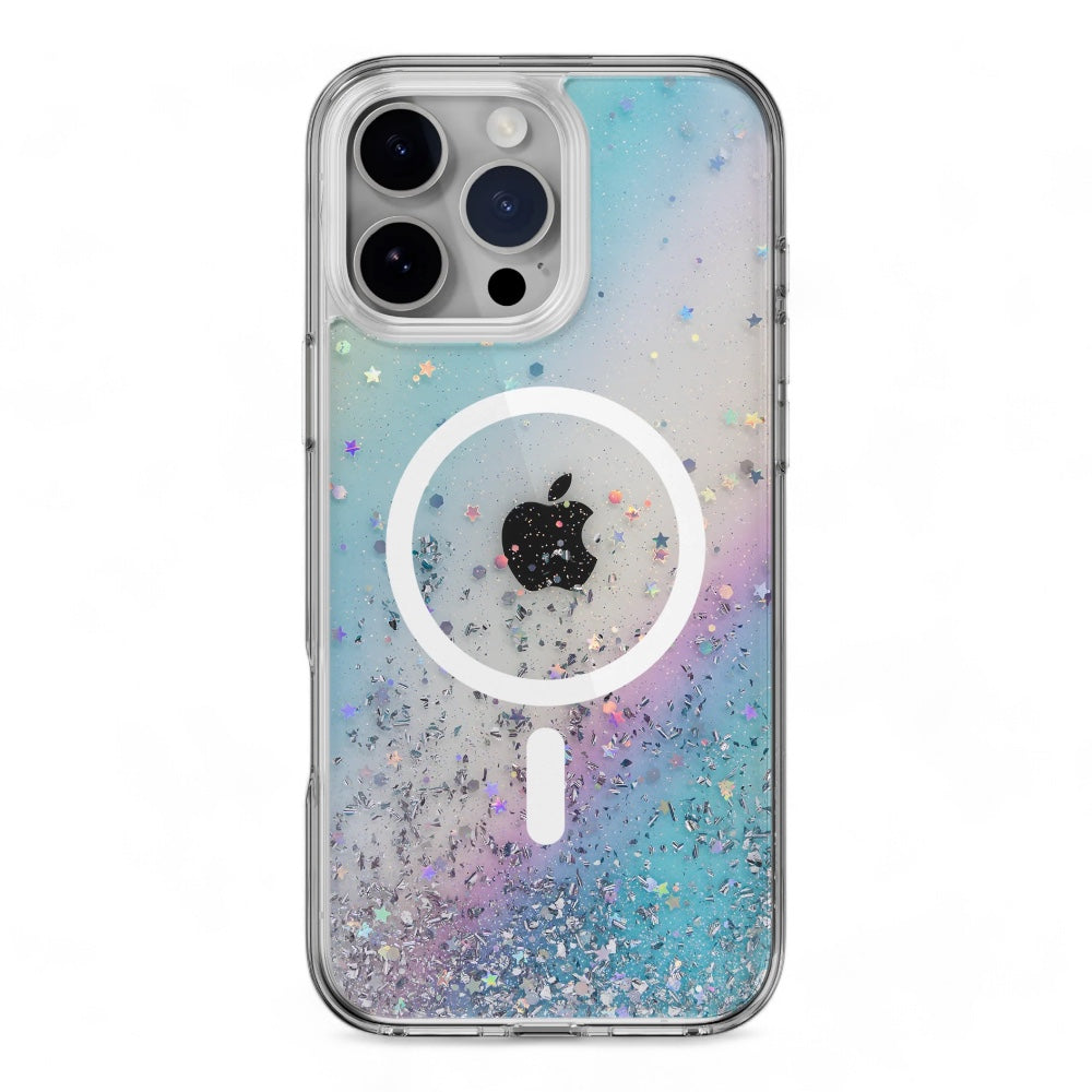 Estuche SwitchEasy Starfield iPhone 16 Pro Max Starfield M 3d Glitter Shockproof Case Galaxy Color Multicolor