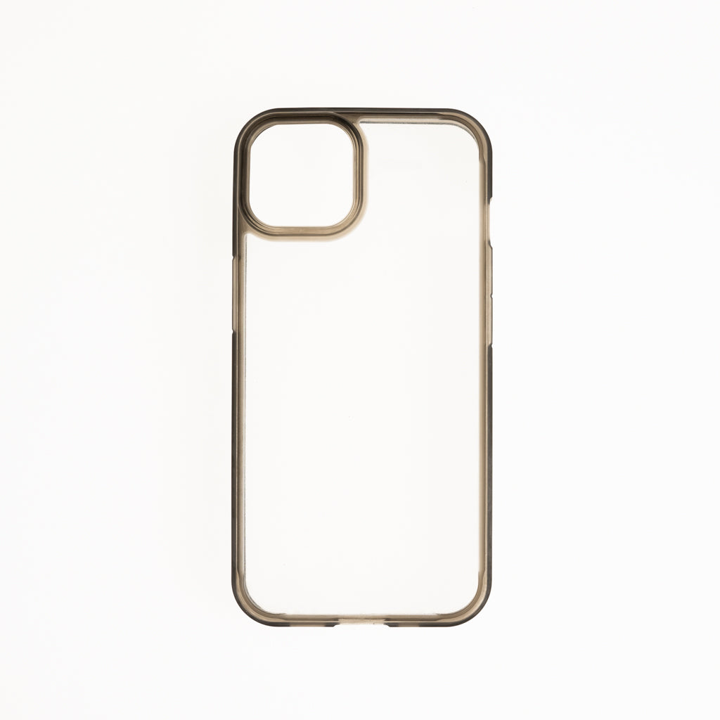 Estuche Spigen Transparente para iPhone 13 - Gris