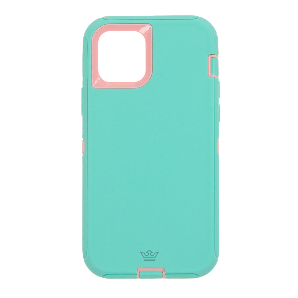 Case El Rey Defender | iPhone 12 Mini | Turquesa Rosado