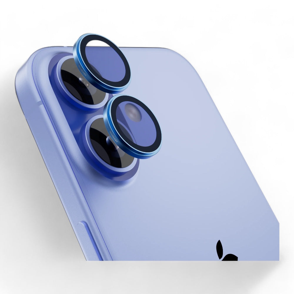 Accesorio MagEasy Vidrio Templado Cámara iPhone 16 Lenz Sapphire Lens Protector For 2024 iPhone 2 Lenses / 2 Lenses Large Color Azul
