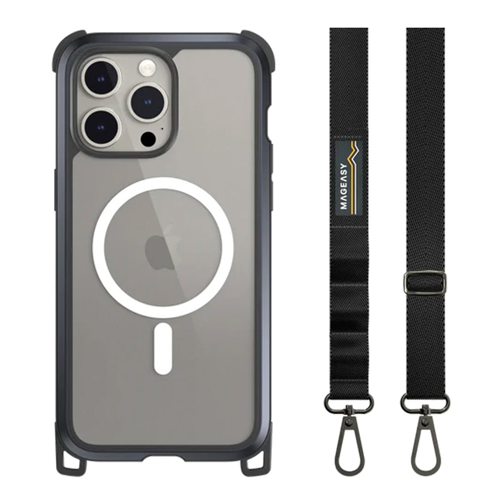 Estuche MagEasy Odyssey iPhone 15 Pro - Negro