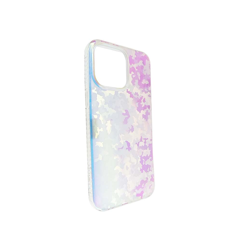 Estuche El Rey Cosmos iPhone 15 Tornasol Camuflaje Color Multicolor