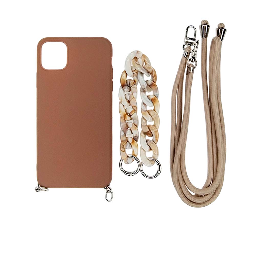 Estuche El Rey Strap iPhone 11 Pro Max Beige
