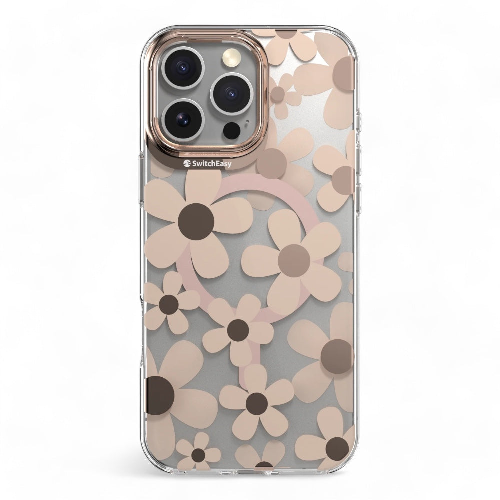 Estuche SwitchEasy Skin iPhone 16 Pro Fleur M 3d Patterned Shockproof Case Ros_ Color Rosado Arena
