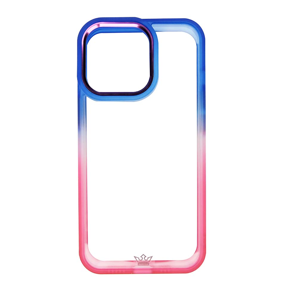 Estuche Clásico El Rey Degrade para iPhone 11 Pro Max · Azul Rosado