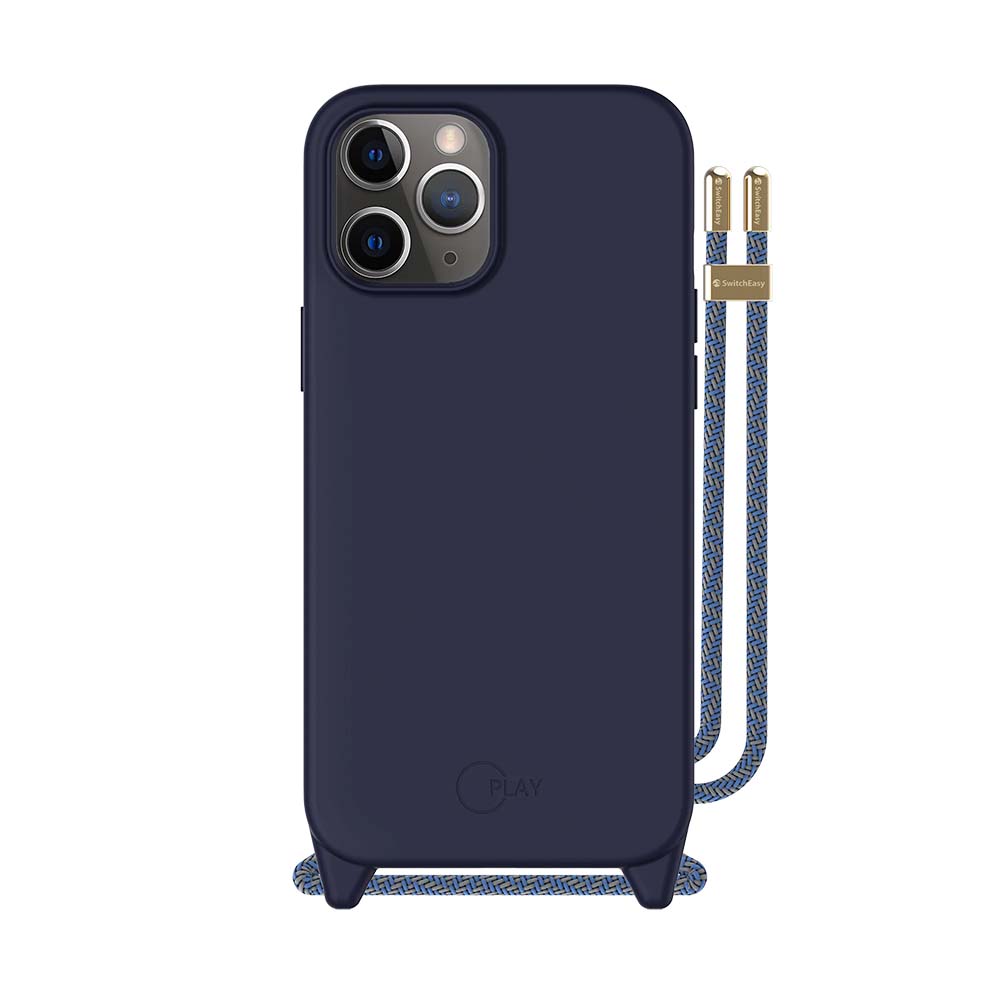 Estuche SwitchEasy Play iPhone 12 Pro con Strap Color Azul Marino