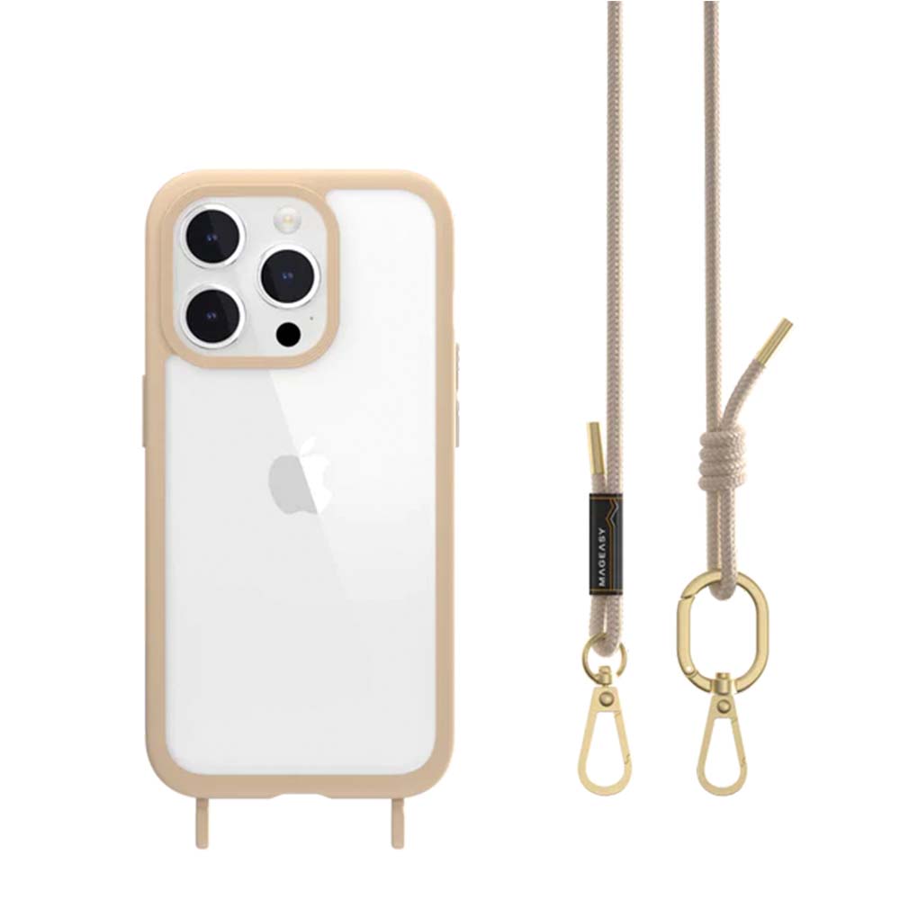 Estuche SwitchEasy Roam iPhone 15 Pro Max Roam + Strap Color Rosado