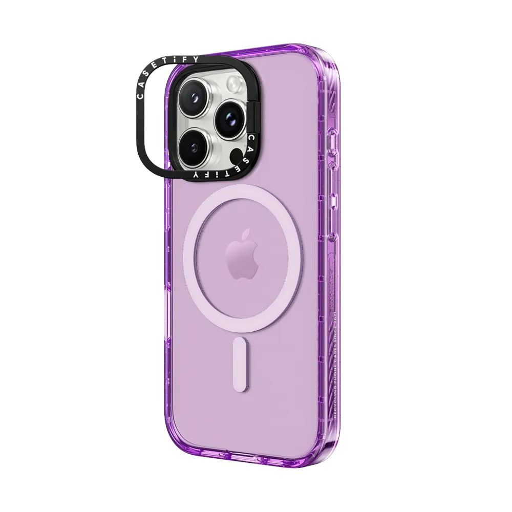 Case CASETiFY Ring Stand con MagSafe iPhone 15 Pro Max Morado