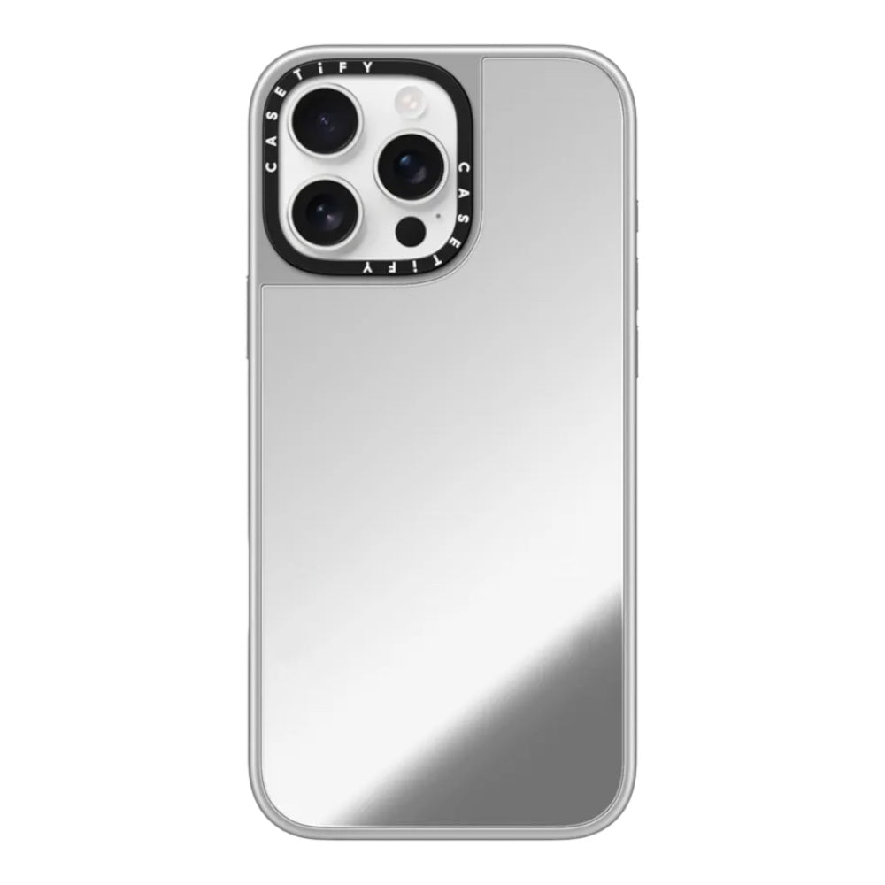 Estuche CASETiFY Mirror MagSafe para iPhone 16 - Gris