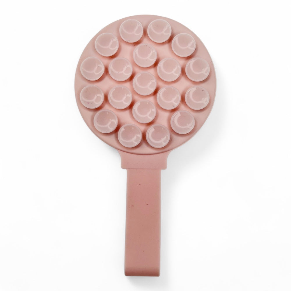 Gadget El Rey MagSafe Ventosa Circular con Agarrador Color Rosado