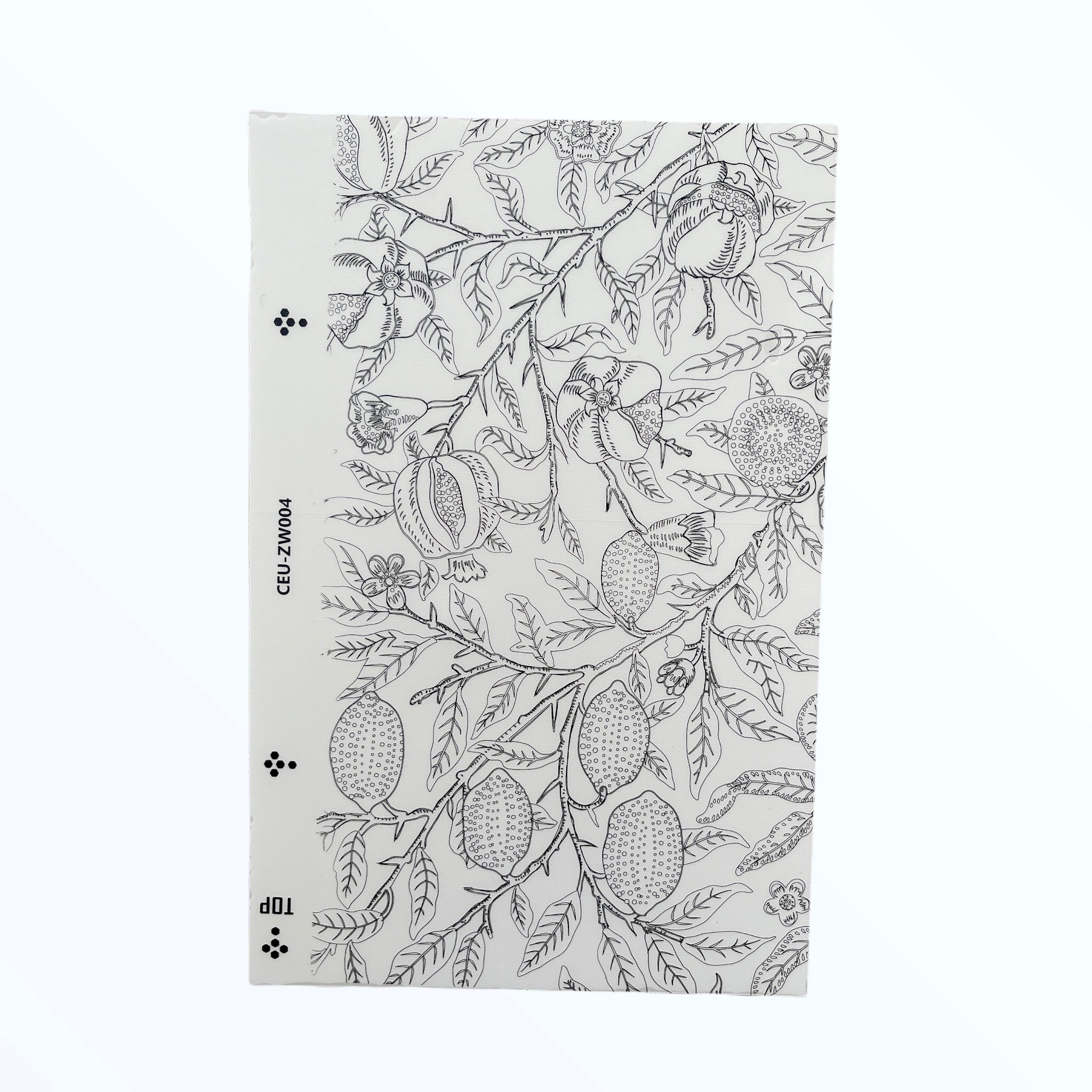 Lamina Parte Trasera Lensun Deluxe Frutas - Negro