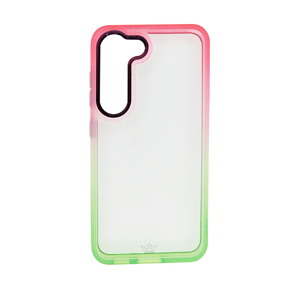 Estuche Clásico El Rey Degrade Samsung S23 - Rosado/Verde