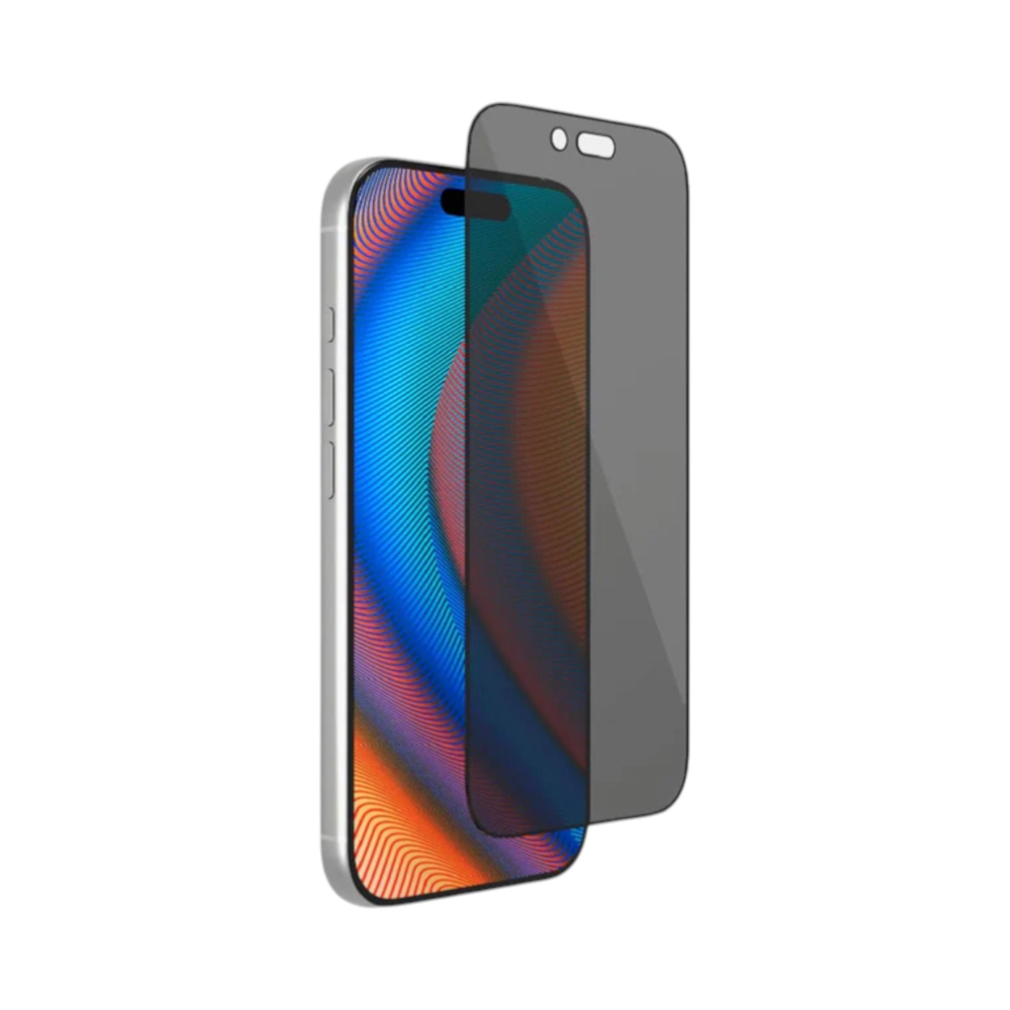 Vidrio Templado con Marco Negro iPhone 17 Air - Privacidad