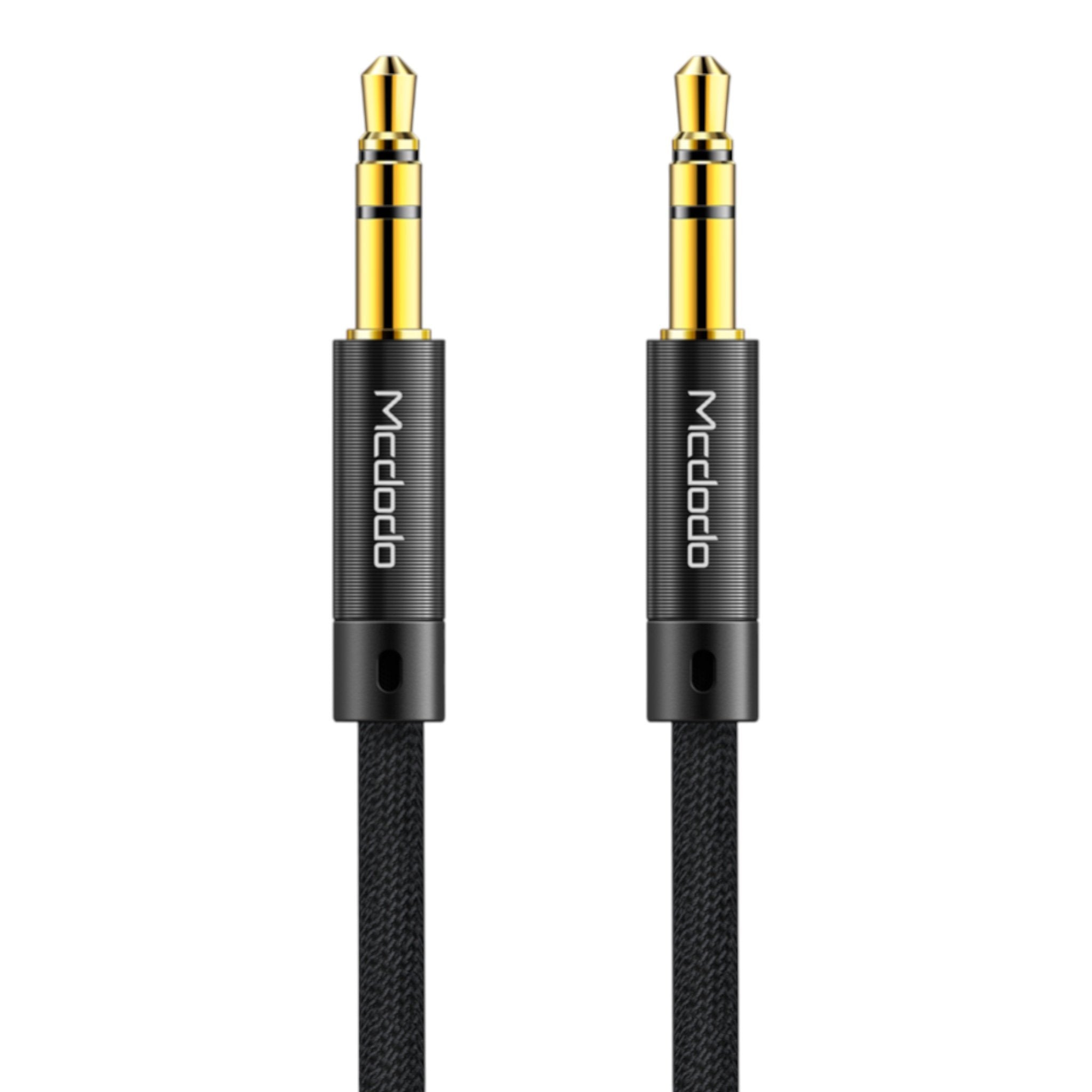 Cable McDodo Ca-6640 Cable Audio 3.5mm Macho a Macho 1.2m Negro