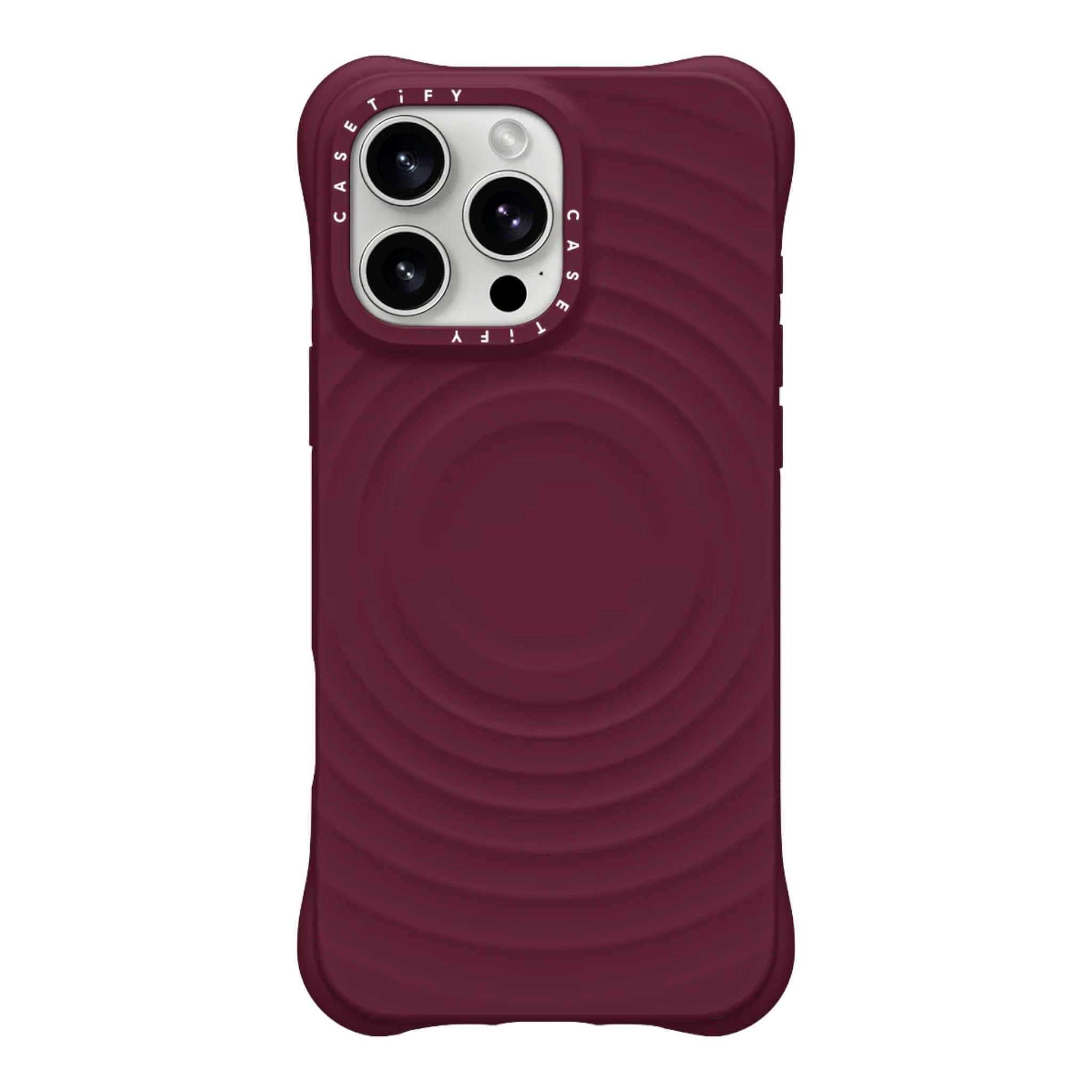 Estuche CASETiFY MagSafe Ripple para iPhone 15 Pro Max - purple