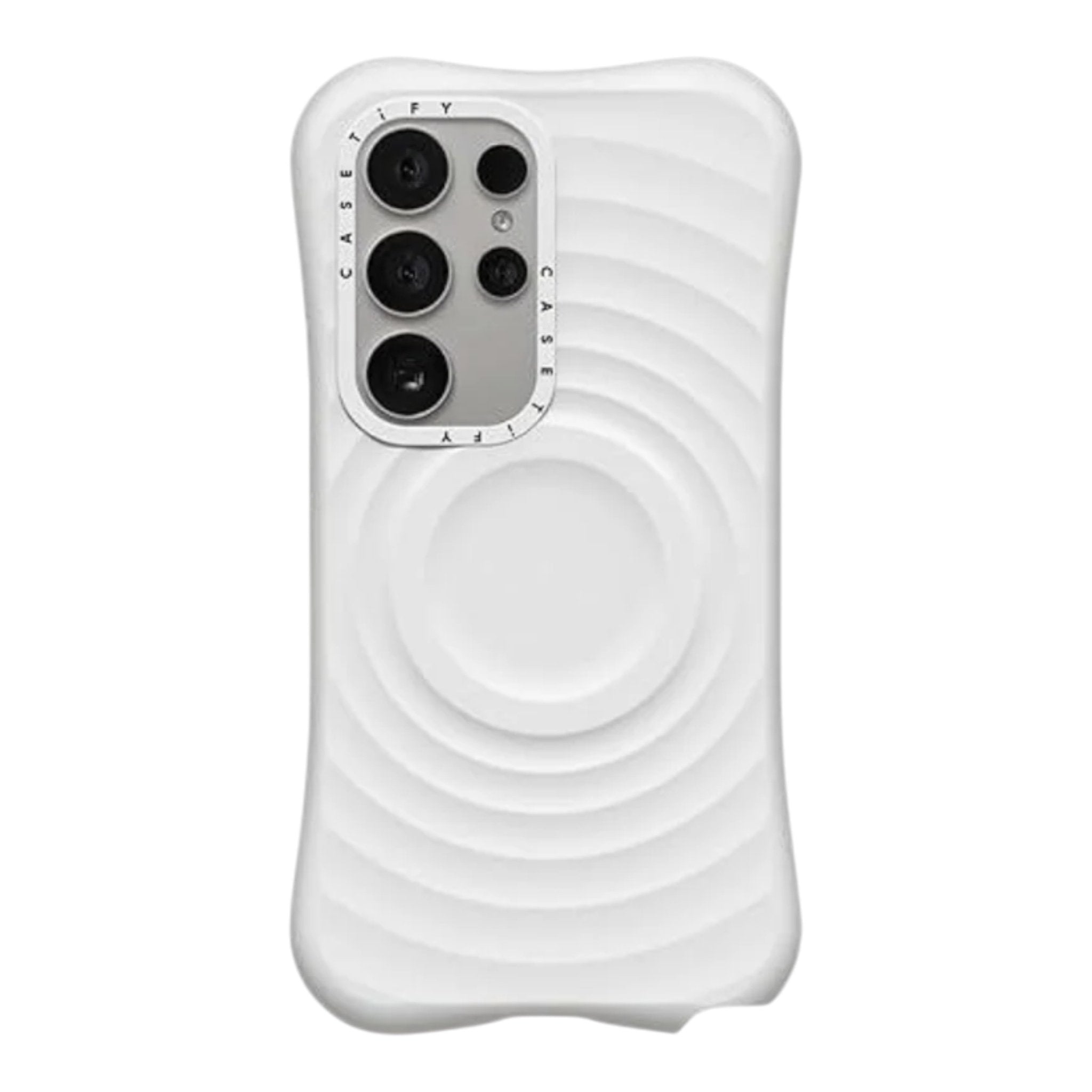 Estuche CASETiFY MagSafe Ripple para Samsung s25 ultra - blanco