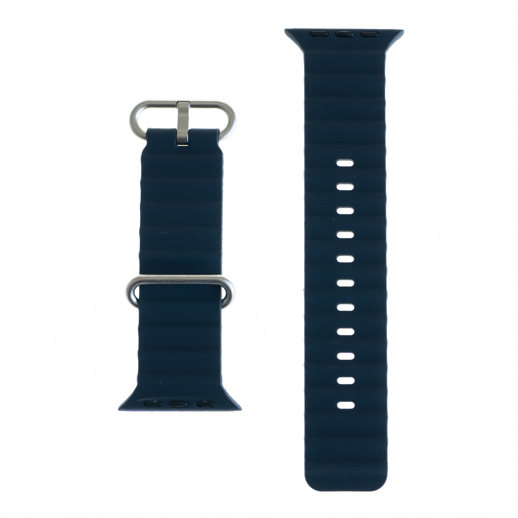 Accesorio el Rey Pulsera Silicon Ocean 42 / 44 / 49 Mm Negro