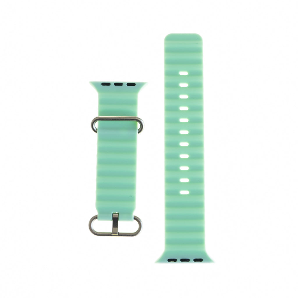 Accesorio El Rey Pulsera Silicon Ocean 38 / 40 / 41 Mm Verde Menta