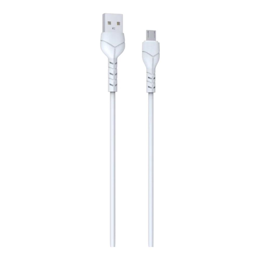 Cable Devia USB Devia Micro USB Kintone Series Economico Ec205 Color Blanco