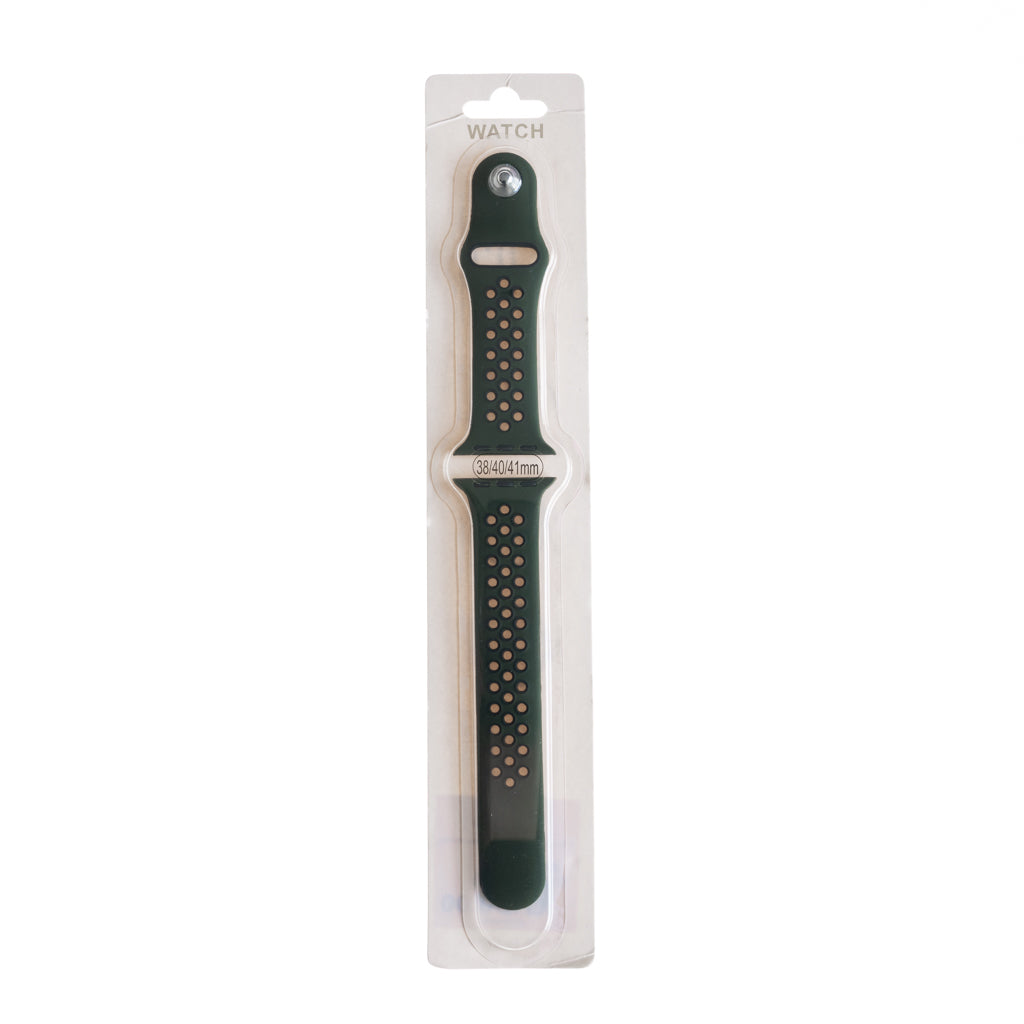 Accesorios El Rey Pulseras Tipo Nike Verde Alga / Negro 38 Mm / 40 Mm / 41 Mm