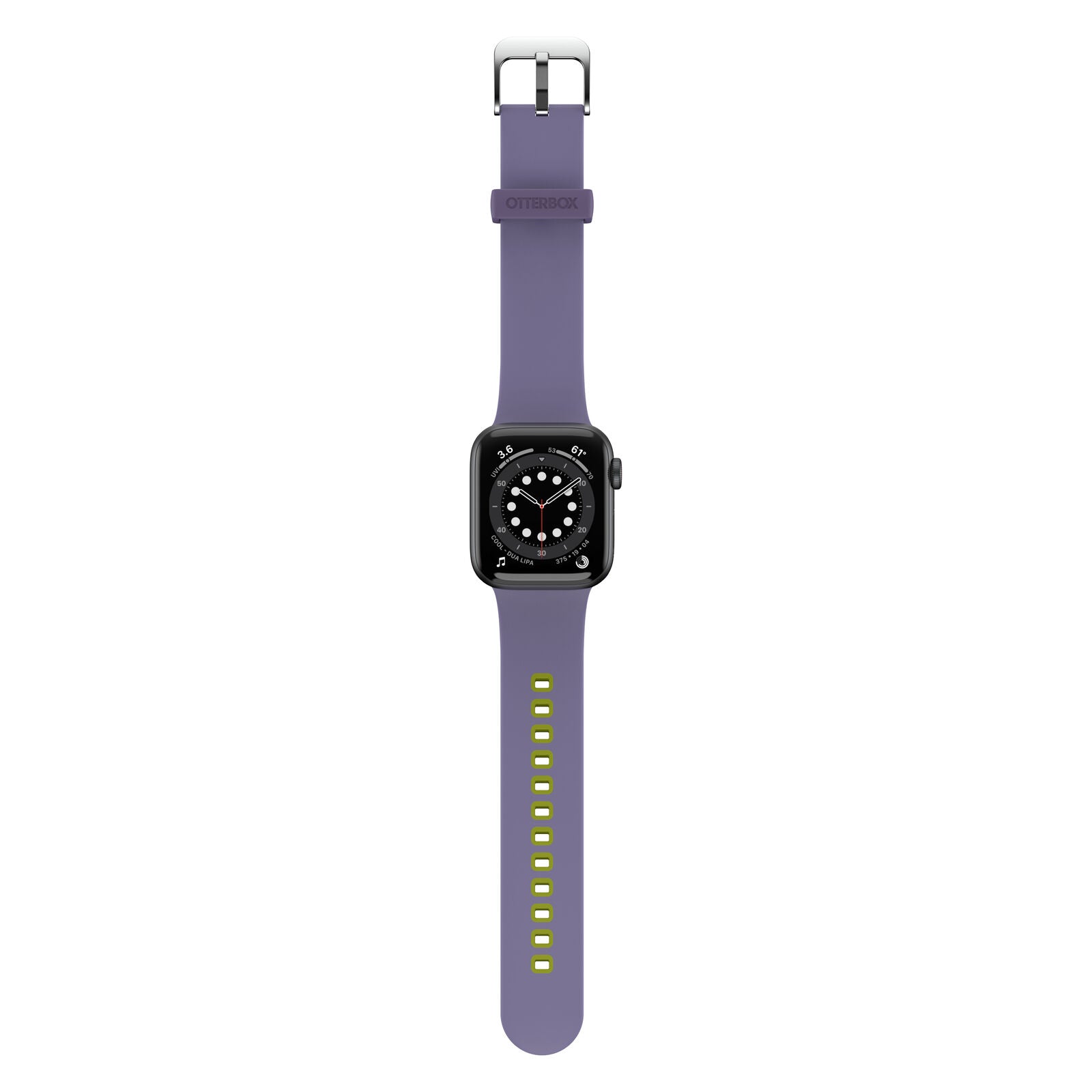 Accesorio OtterBox Pulsera Silicon All Day Band Apple Watch 38 / 40 / 41 Mm Color Lila / Verde Limon