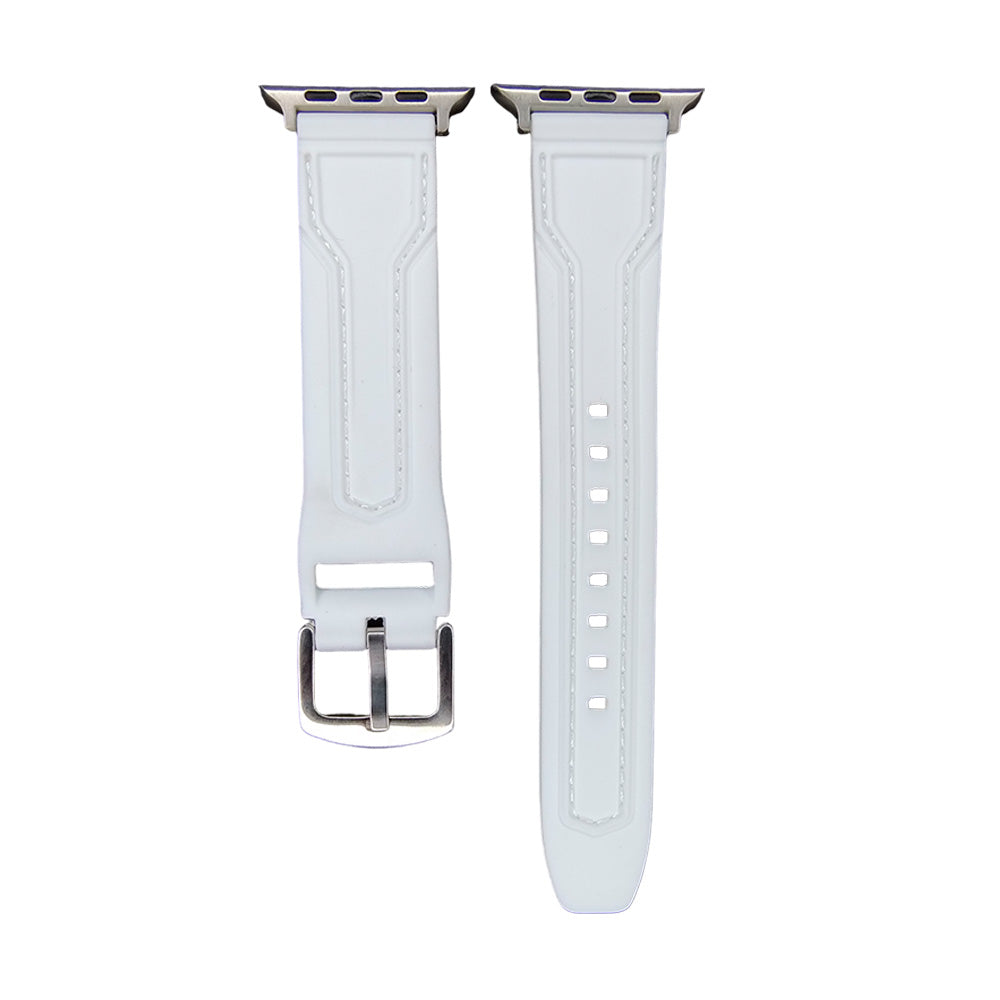 Accesorio Spigen Pulsera Apple Watch 49mm Silicon Compatible con 42/44/45 Mm Color Blanco