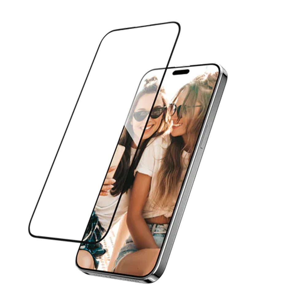 Accesorio SwitchEasy vidrio templado iPhone 15 plus glass 9h color transparente