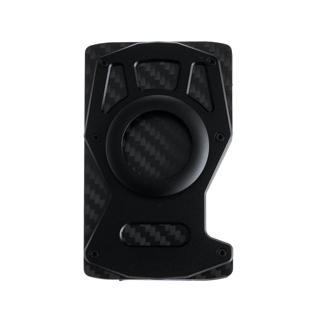 Accesorio El Rey Wallet Clip y Airtag 10 a 15 Tarjetas Fibra Carbon